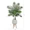 52" Areca Palm Tree in White Planter with Stand